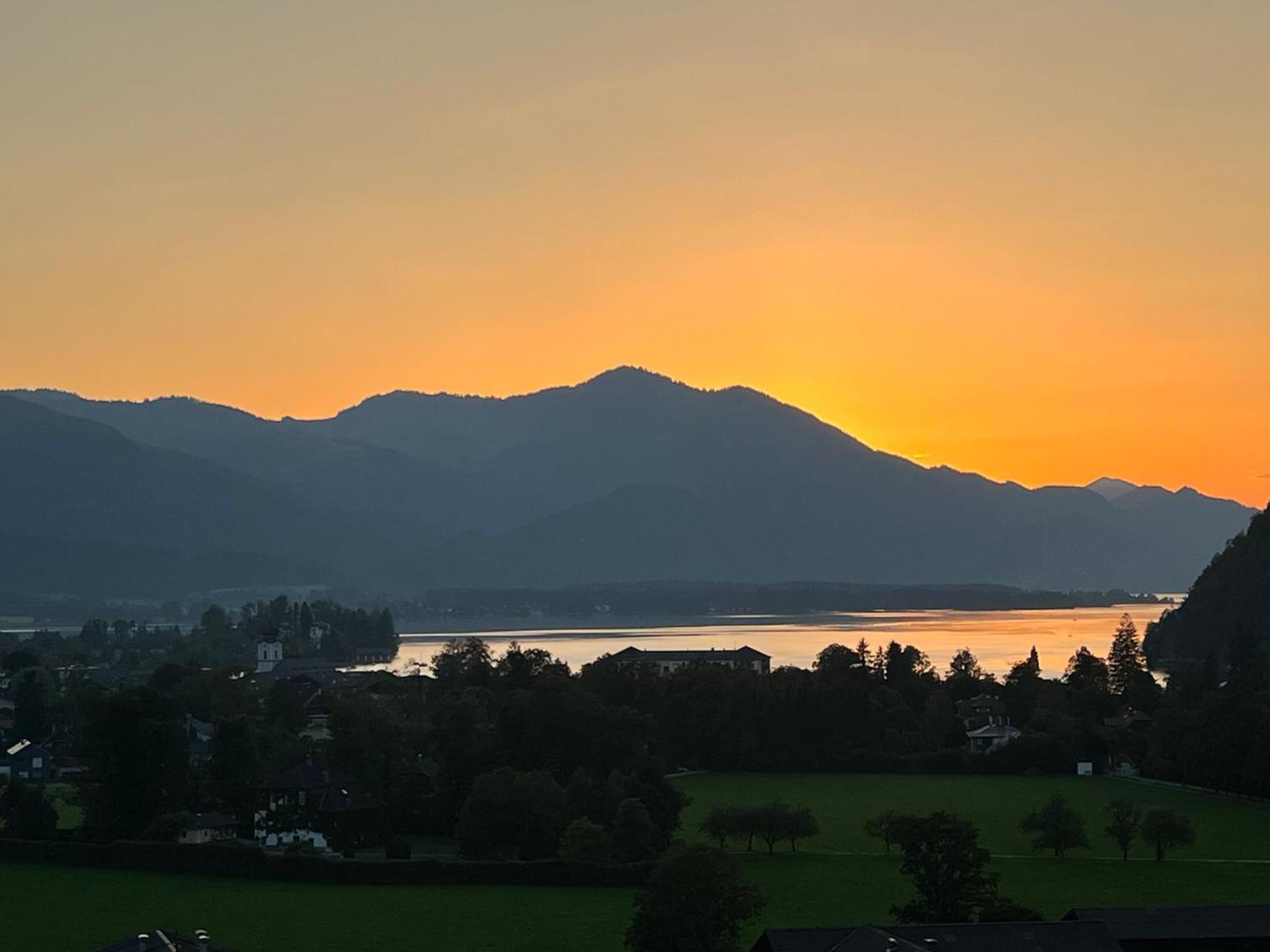 Apartment Sunset Am Wolfgangsee Strobl Buitenkant foto