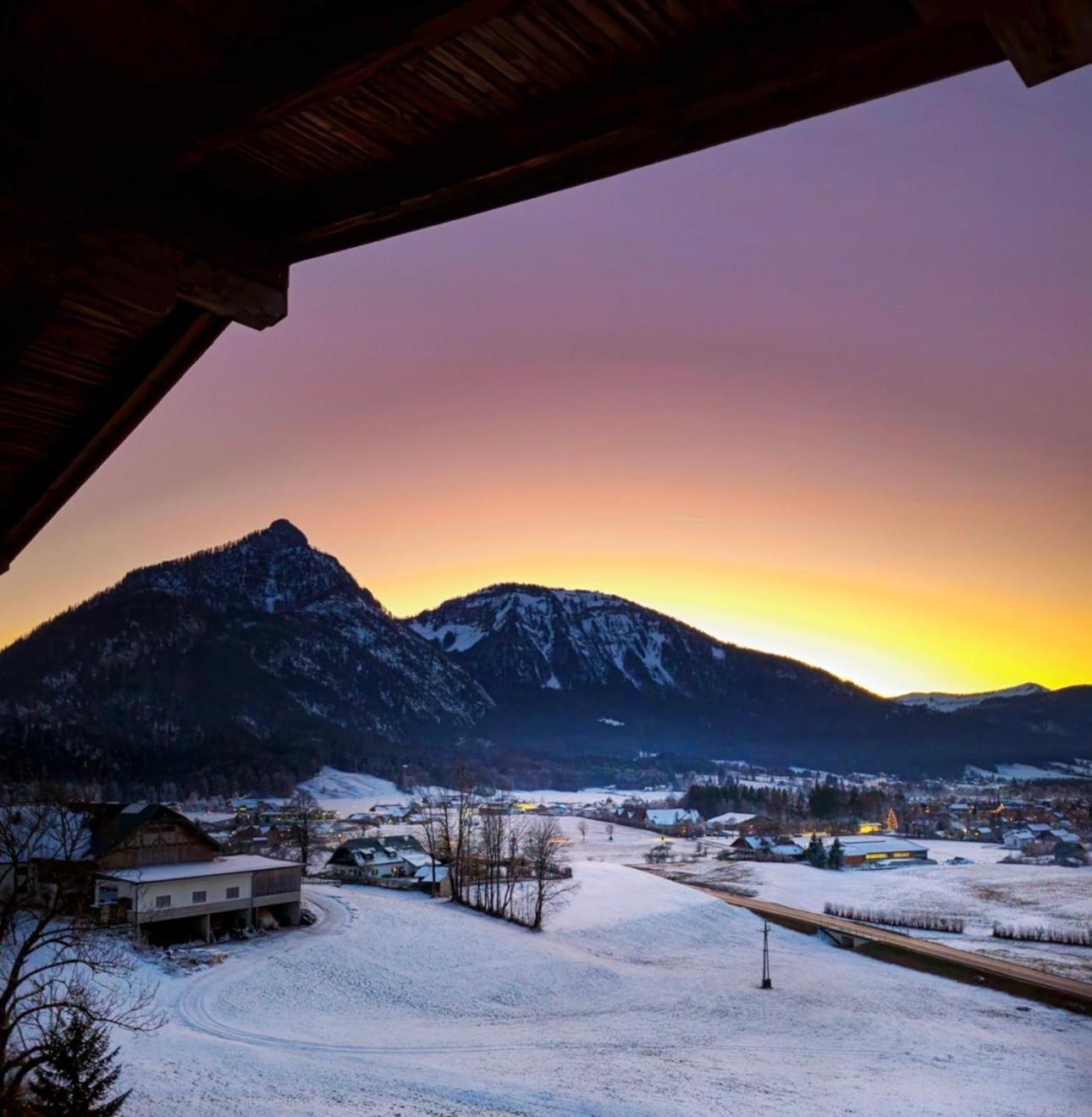 Apartment Sunset Am Wolfgangsee Strobl Buitenkant foto